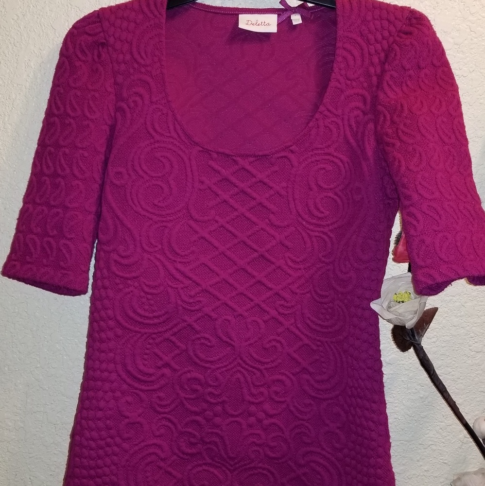 Berry Pink Deletta Sweater